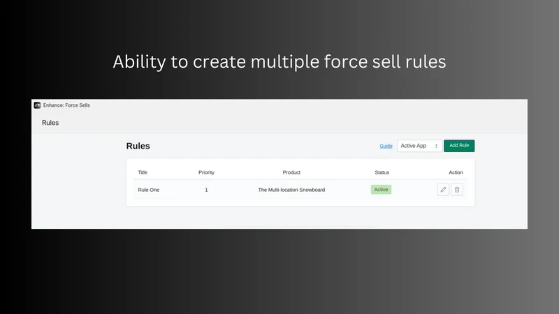 Force Sells: Auto Add to Cart