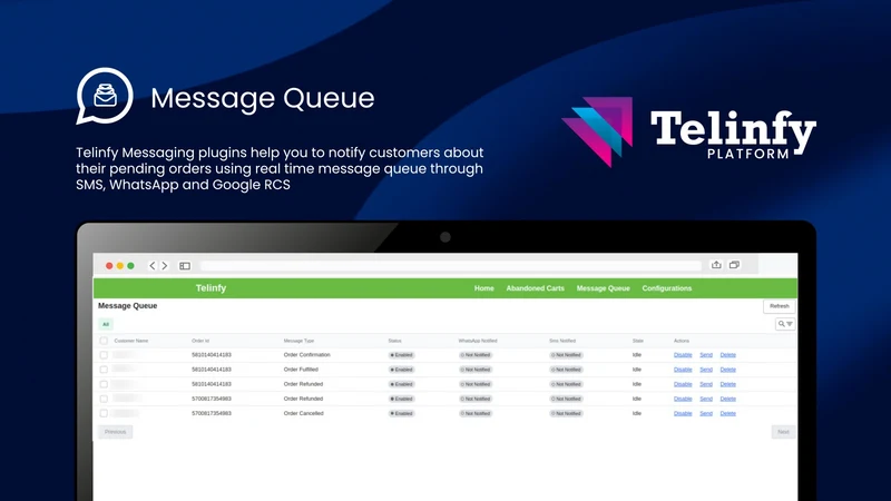 Telinfy: WhatsApp, SMS & RCS