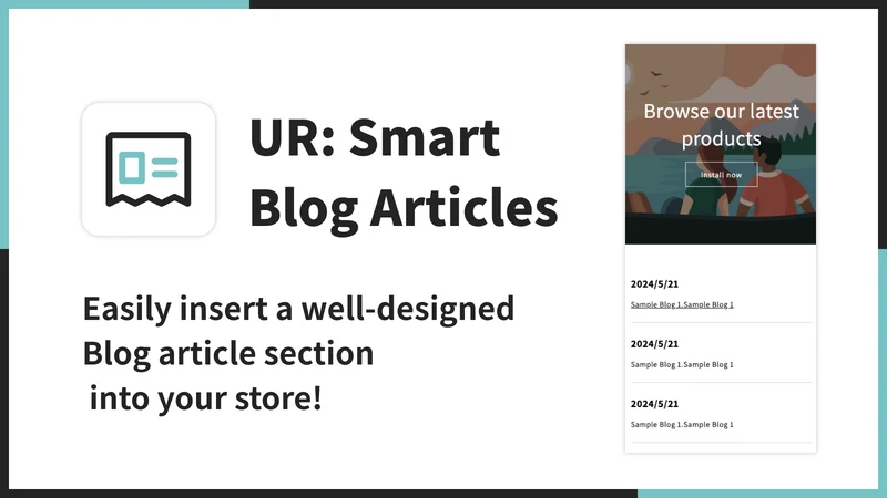 UR: Smart Blog Articles