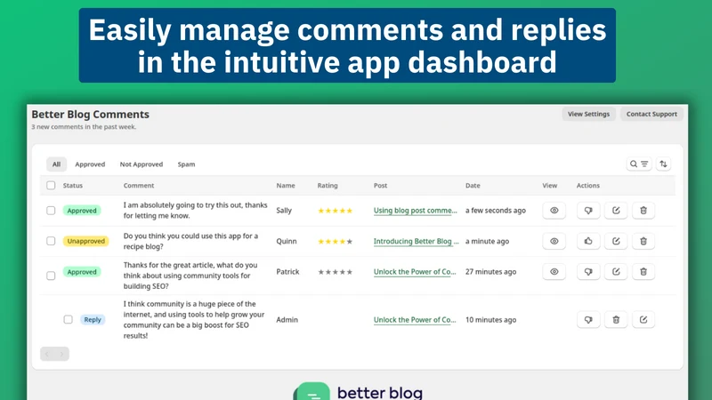 Better Blog Comments