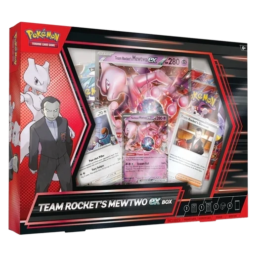 Caja Team Rocket’s Mewtwo ex Box