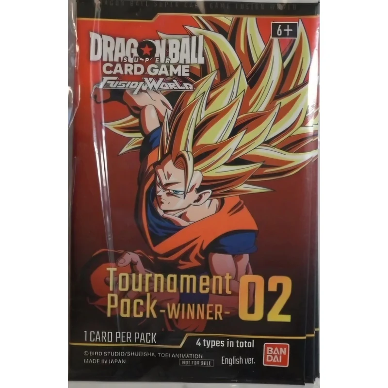 Dragon Ball | Fusion Series Tournament Pack Vol.2 - Pack 4 Sobres - Winner - Inglés
