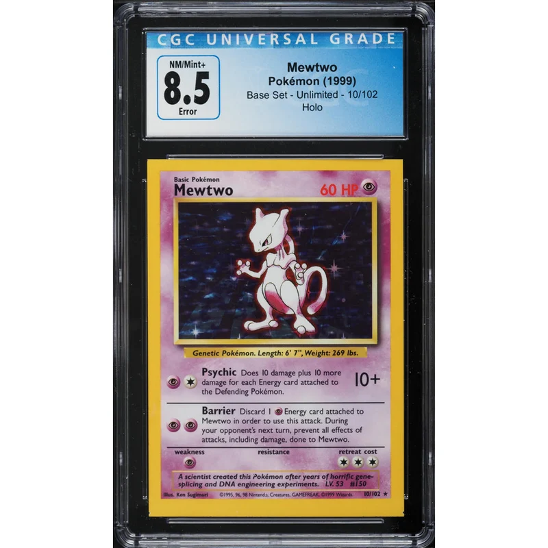 Mewtwo (BS 10) Base Set Inglés 1999