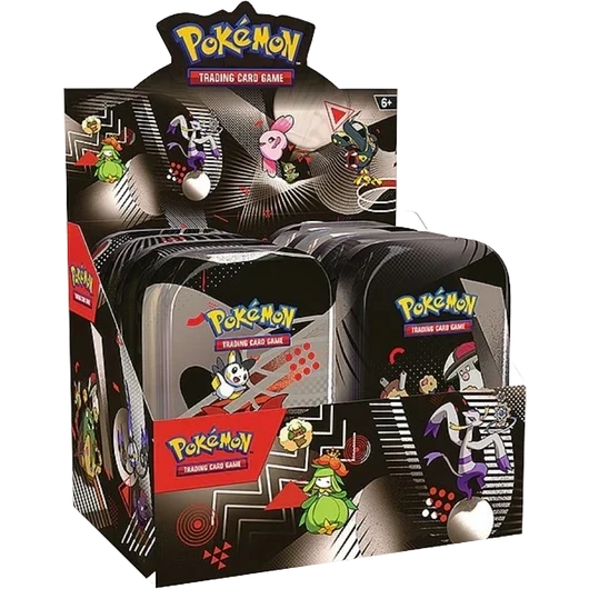 Case 8 Mini Lata Fulgor Negro y Llama Blanca | Black Bolt and White Flare