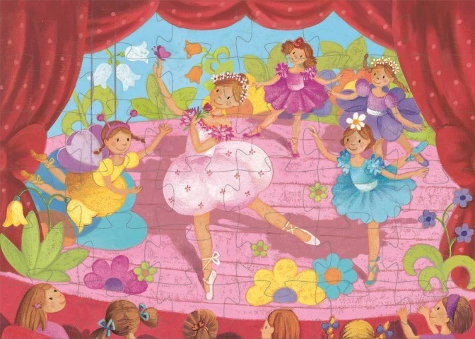 Puzzle silueta La bailarina - Djeco