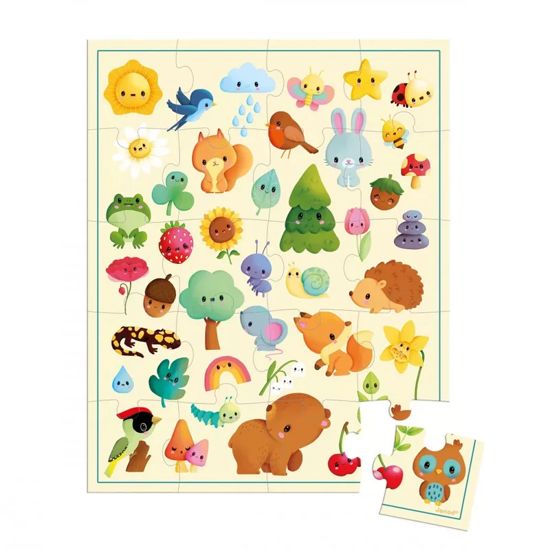 Janod -Imágenes De La Naturaleza - 20 piezas