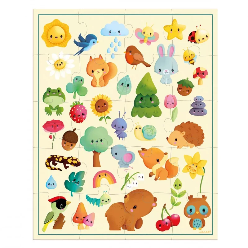 Janod -Imágenes De La Naturaleza - 20 piezas