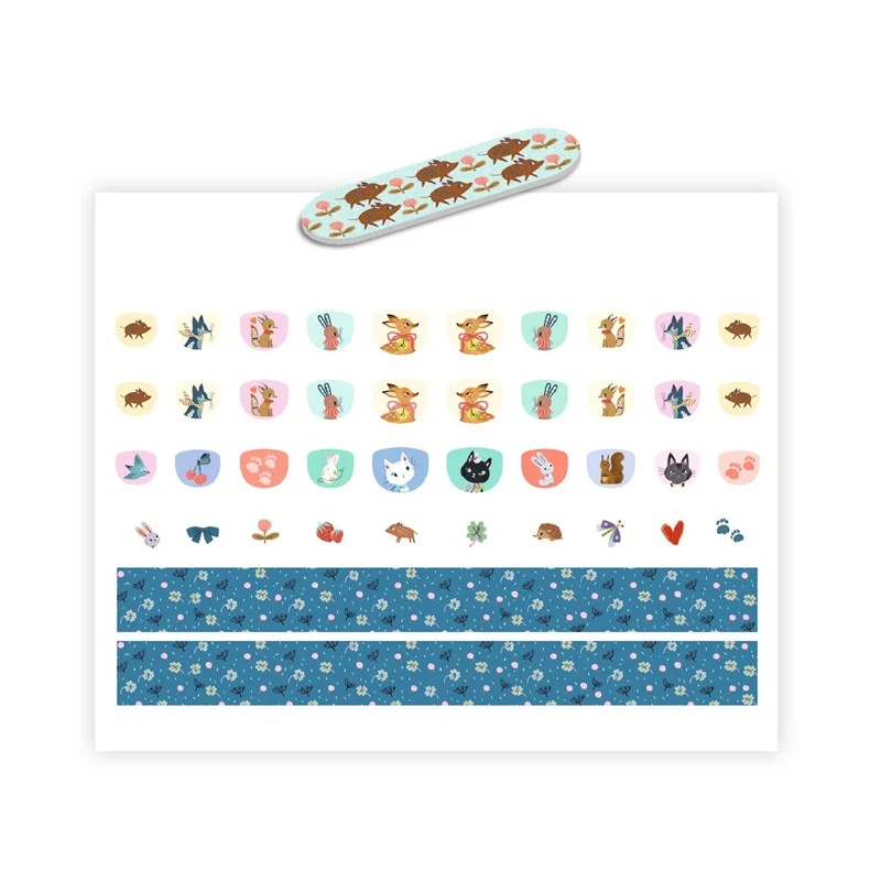 Pack pegatinas para uñas: Monada - Djeco