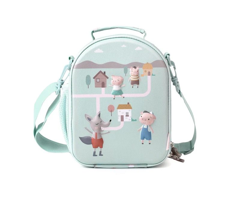 Bolsa Merienda Térmica 3D 3 Cerditos