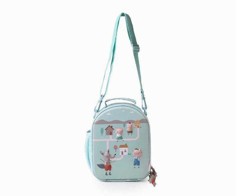 Bolsa Merienda Térmica 3D 3 Cerditos