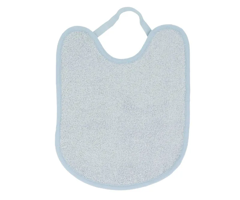 Babero rizo impermeable - Azul