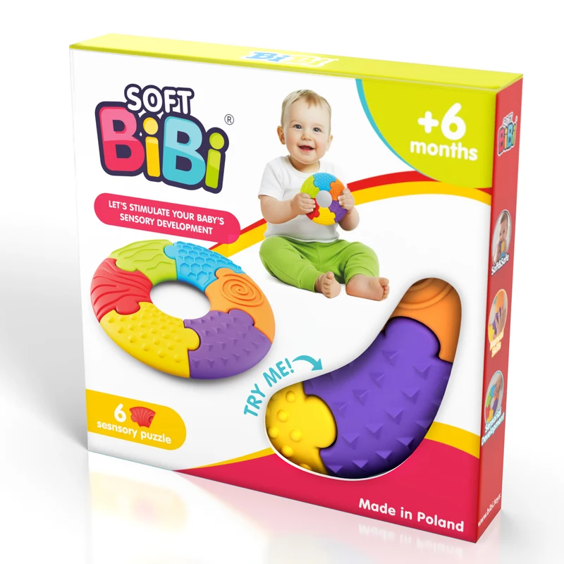 Puzzle Sensorial: Círculo - Soft Bibi