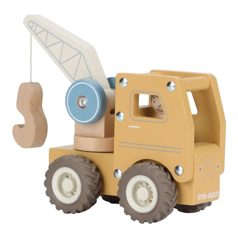 Camión Grúa de Madera - Little Dutch