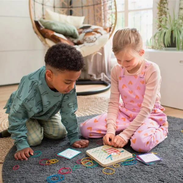 Geotablero Juego De Gomas Elasticas