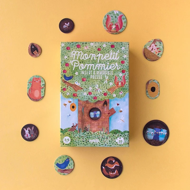 Puzzle Reversible Mon Petit Pommier Londji