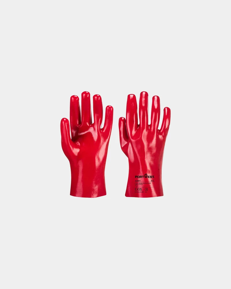 Guantes de PVC 27 cm certificados para personalizar
