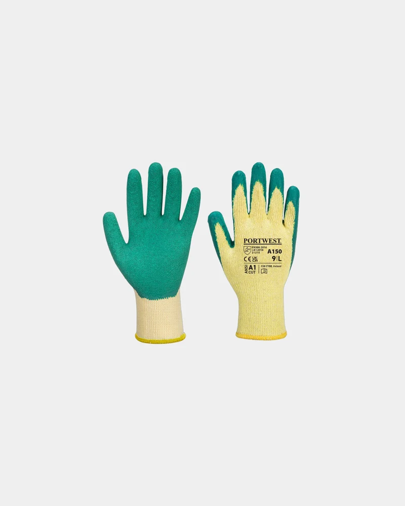 Guantes tejidos recubiertos de latex para personalizar