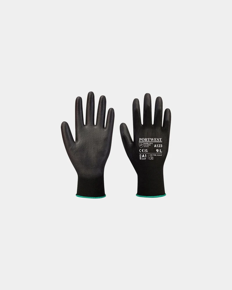 Guantes recubiertos de PU sin látex para personalizar
