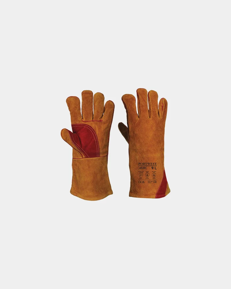 Guantes de soldador cuero reforzado para personalizar