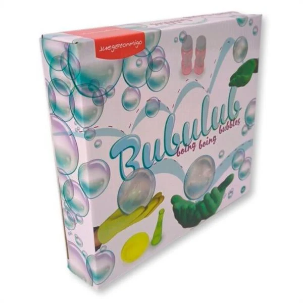 BUBULUB POMPAS DE JABÓN Y GUANTES