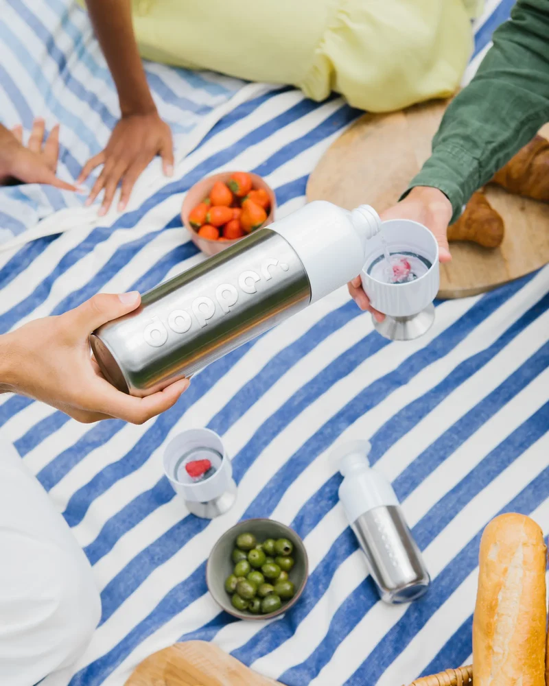 Botella acero reciclado Dopper Steel 1,1L para personalizar