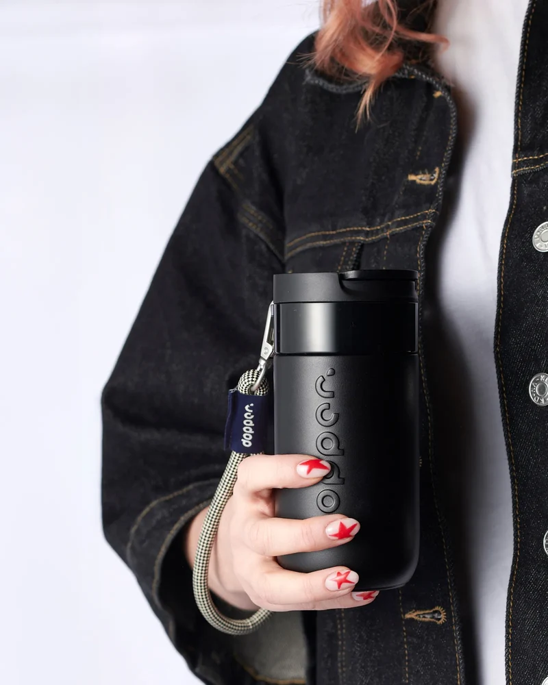 Mug térmico Dopper acero reciclado 300ml para personalizar