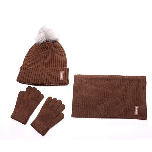 Gorro Guantes y Cuello Funny Letters