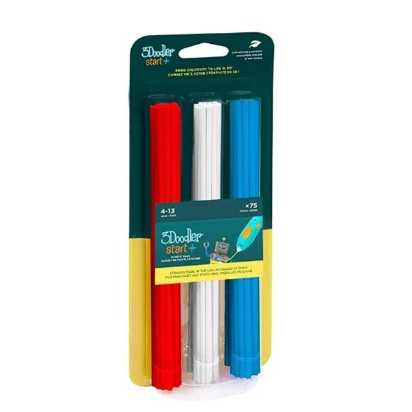 Recambios 75 Filamentos Rojo, Blanco Y Azul Para Lápiz 3D