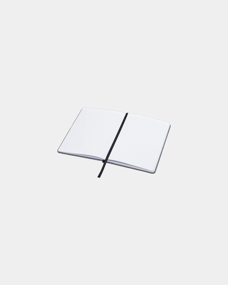 Libreta A5 RPET reciclada con cinta para personalizar