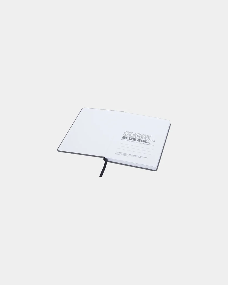 Libreta A5 RPET reciclada con cinta para personalizar