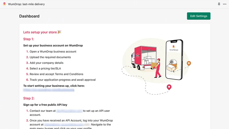 WumDrop: last‑mile delivery