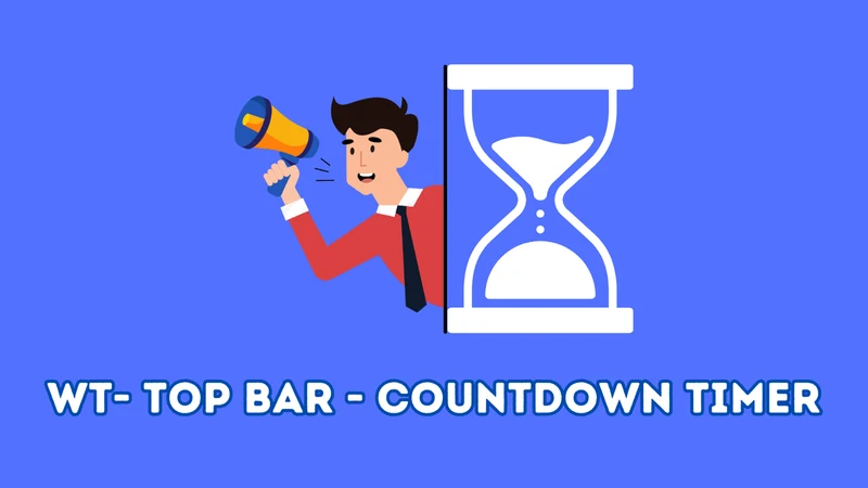 WT‑ Top Bar ‑ Countdown Timer
