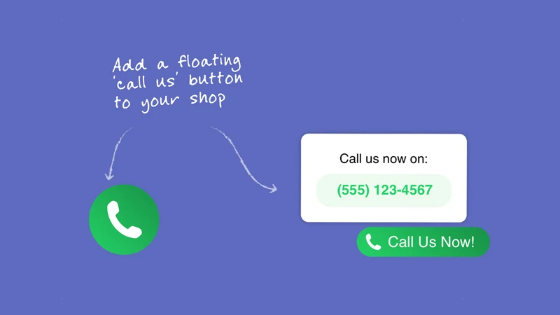 Phoneize: Call + Chat Button