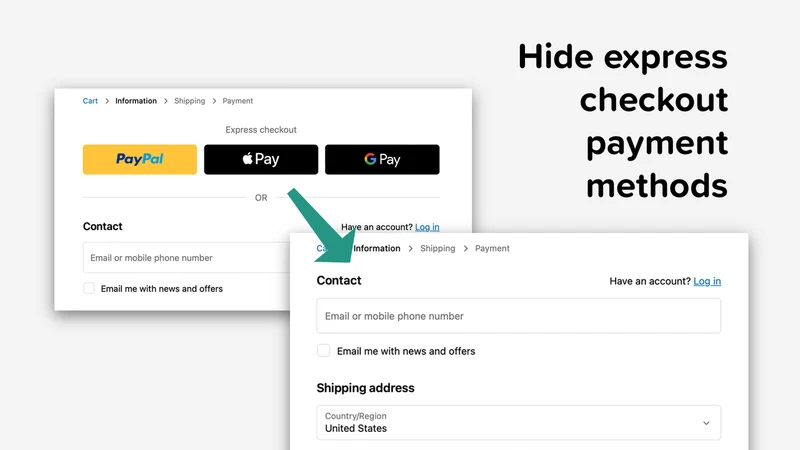 Yagi Express Payment Hider