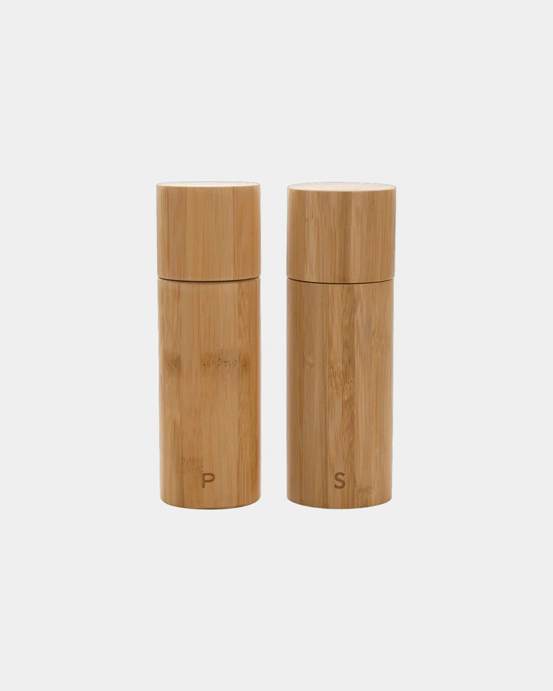 Set sal y pimienta bambú Ukiyo 110ml para personalizar