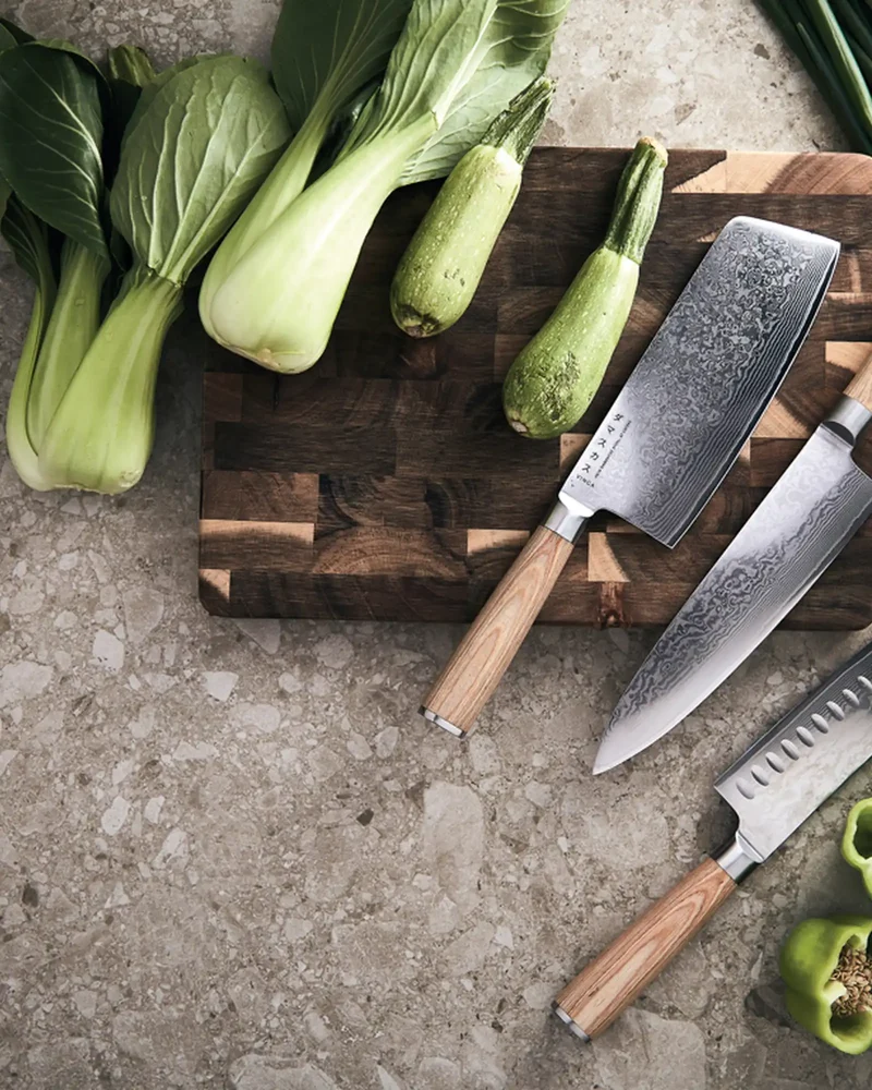 Cuchillo Santoku acero Vinga Hattasan para personalizar