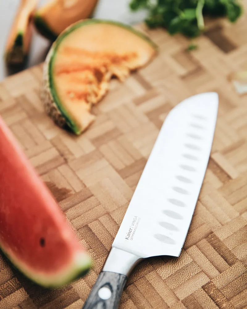 Cuchillo Santoku Vinga Kaiser acero para personalizar