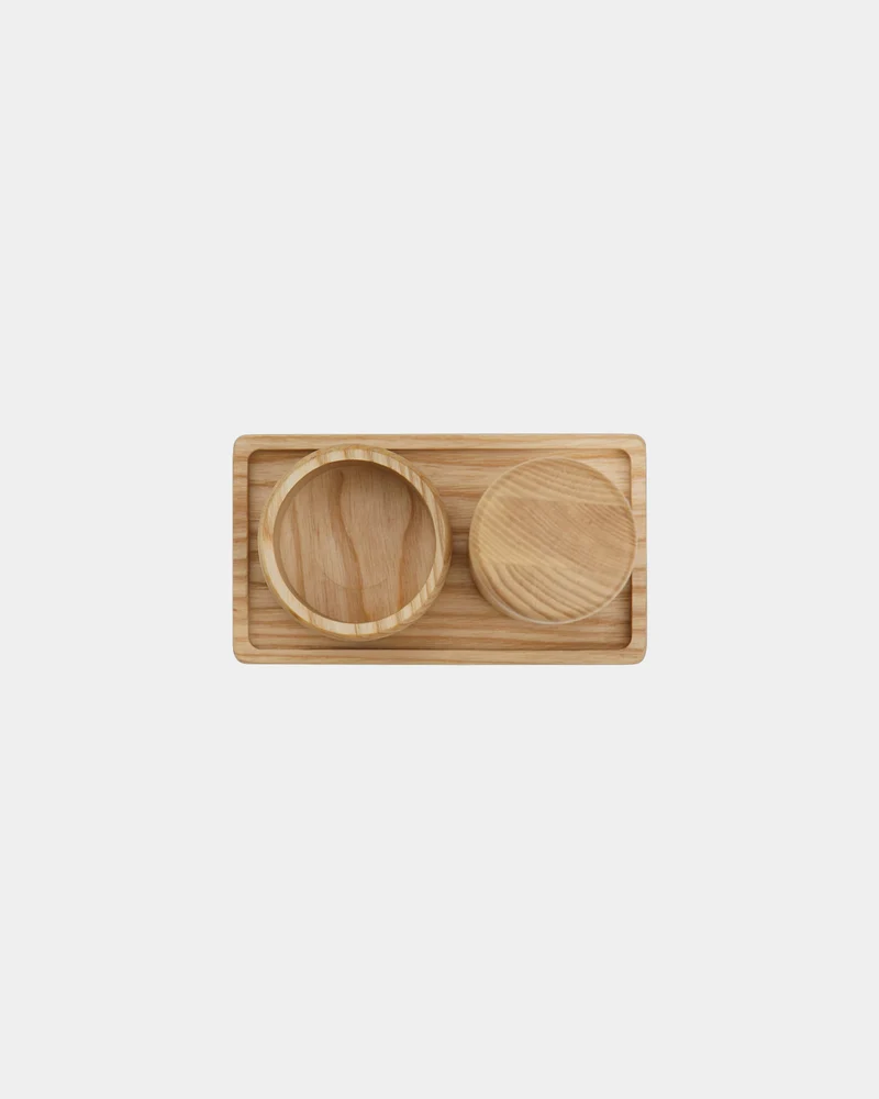 Set sal y pimienta madera FSC Vinga Retro para personalizar