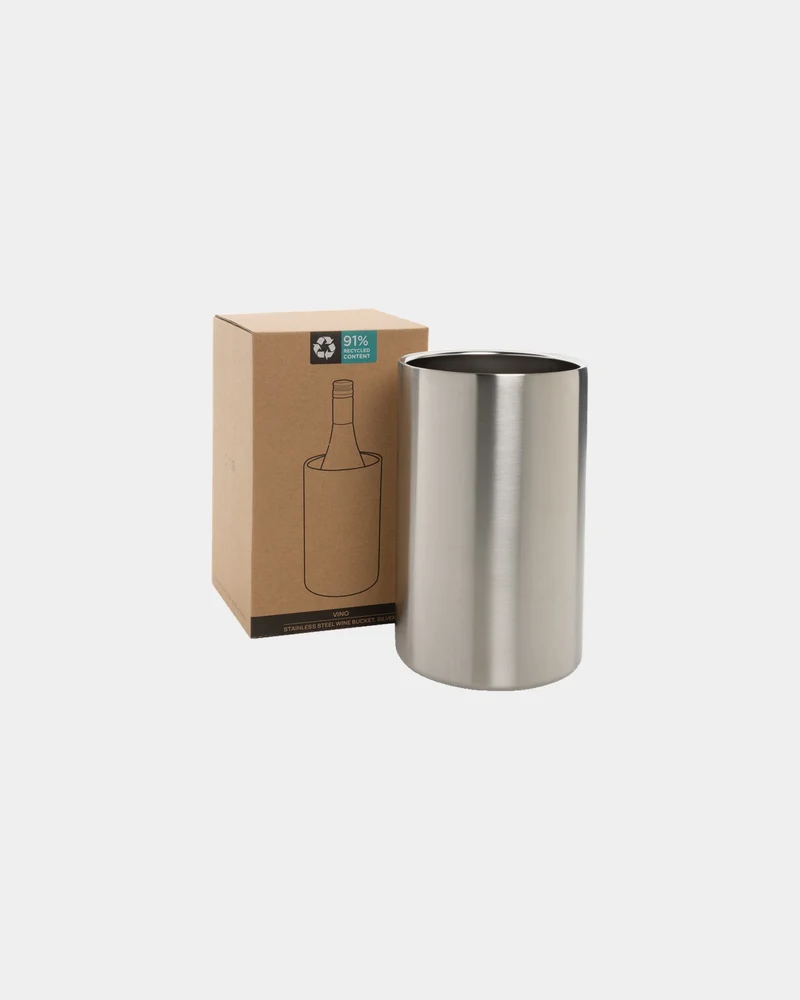 Cubitera acero inoxidable reciclado Vino para personalizar