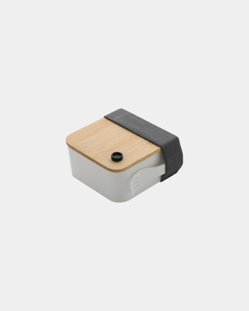 Lunchbox reciclada RCS 0,7L tapa bambú para personalizar