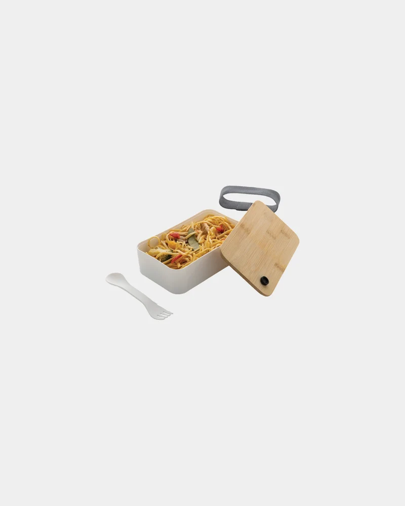 Lunchbox reciclada RCS 0,7L tapa bambú para personalizar