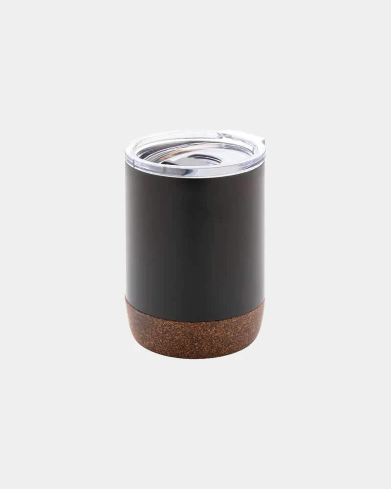 Taza térmica acero reciclado y corcho para personalizar