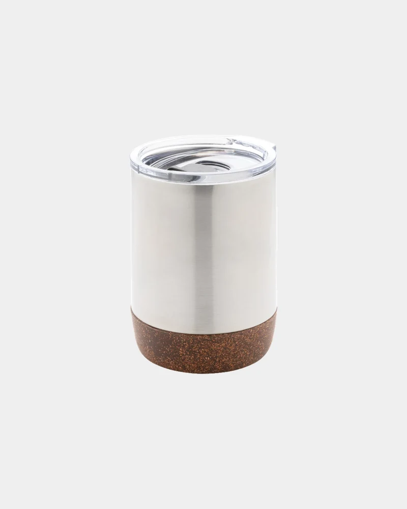 Taza térmica acero reciclado y corcho para personalizar