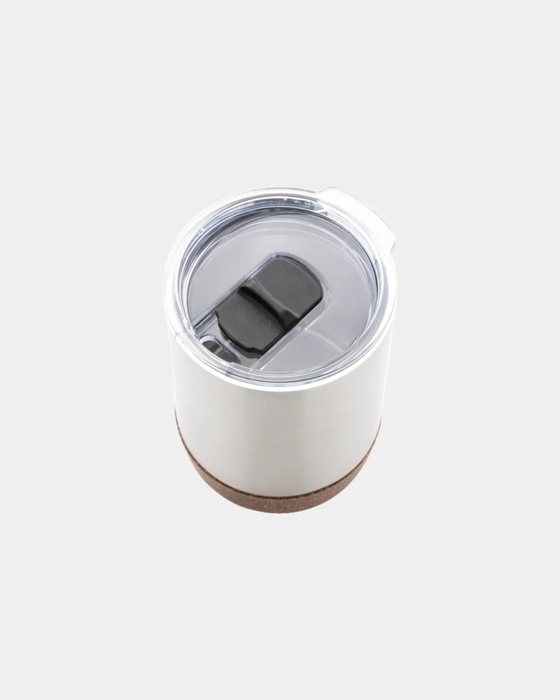 Taza térmica acero reciclado y corcho para personalizar