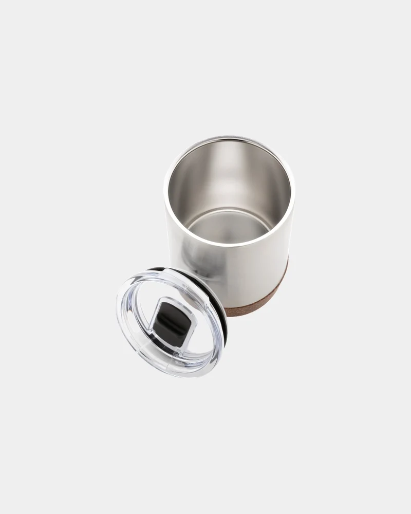 Taza térmica acero reciclado y corcho para personalizar