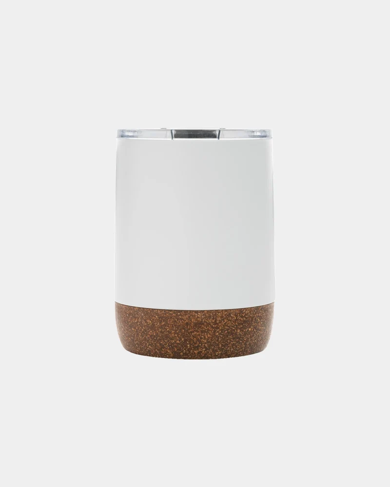 Taza térmica acero reciclado y corcho para personalizar