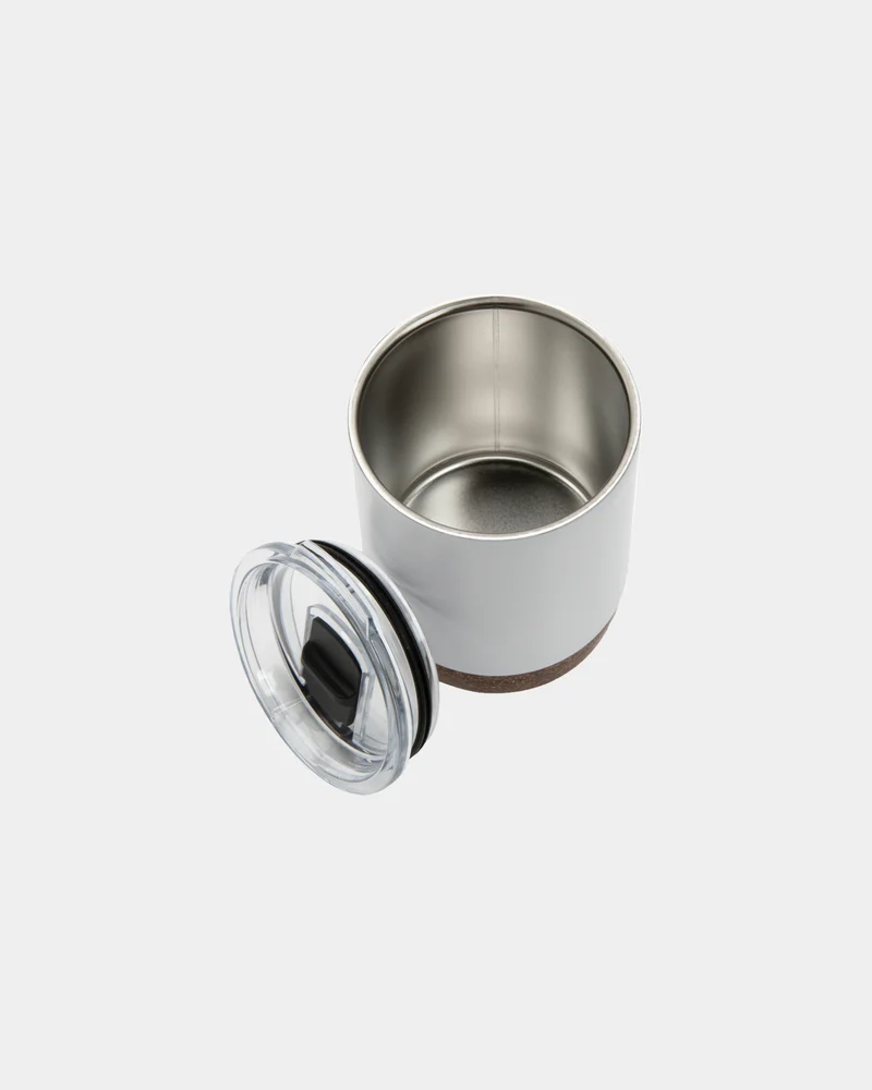Taza térmica acero reciclado y corcho para personalizar