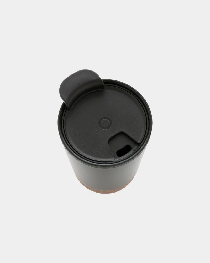 Taza térmica reciclada GRS corcho 300ml para personalizar
