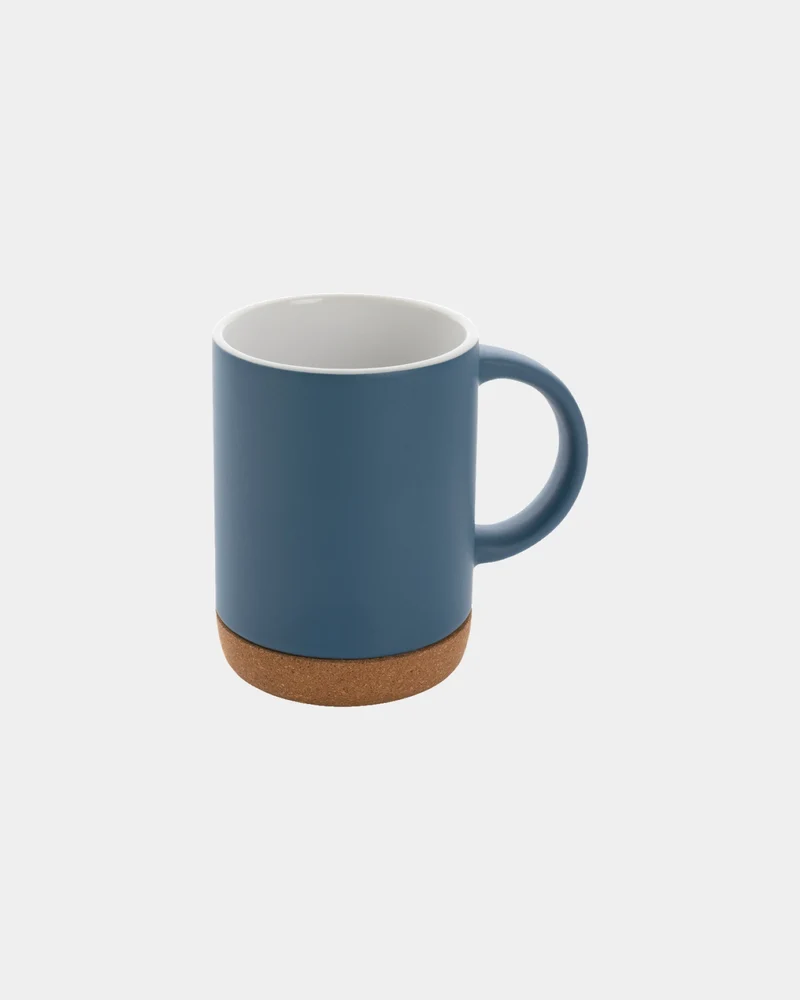 Taza cerámica base de corcho 280ml para personalizar