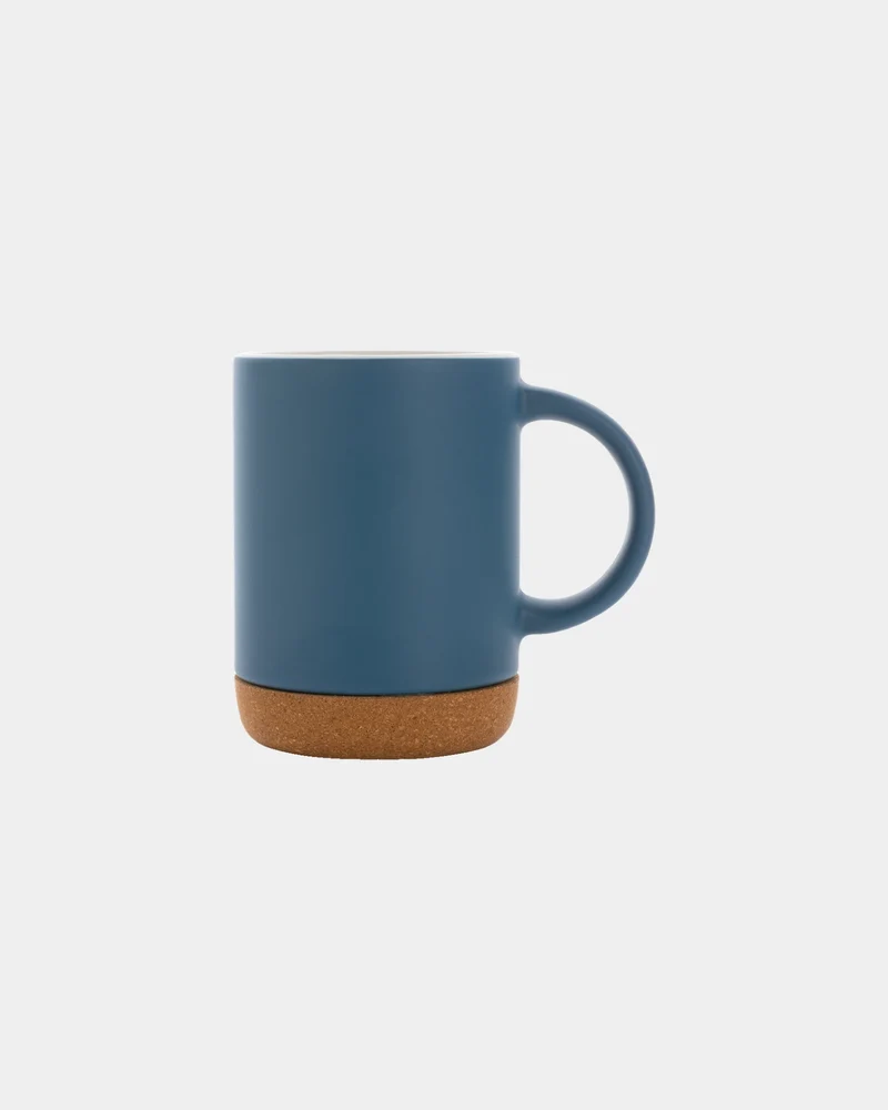 Taza cerámica base de corcho 280ml para personalizar